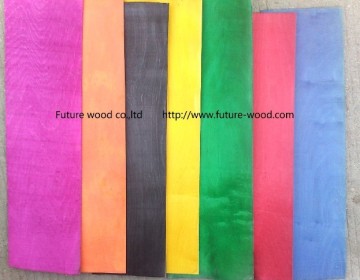 dyed color poplar veneer