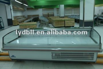 Platform Fresh Meat Case Self-contained Refrigerated