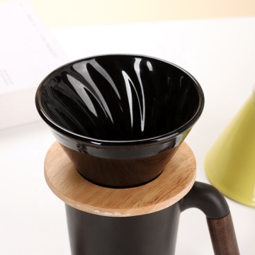 Cheap Price Ceramic Design Drip Coffee Stand V Shape 60 Drip