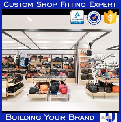 retail display store concept with brand track