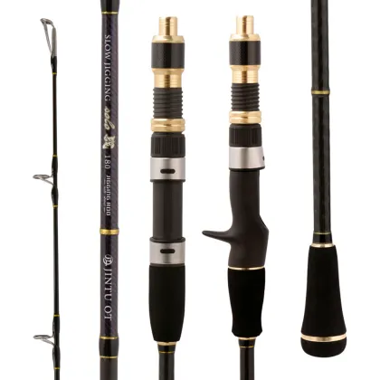DaIwa Fuji Surf Carp Spinning Rod Set with Carbon Fiber Telescopic Fishing Rod and False Lures