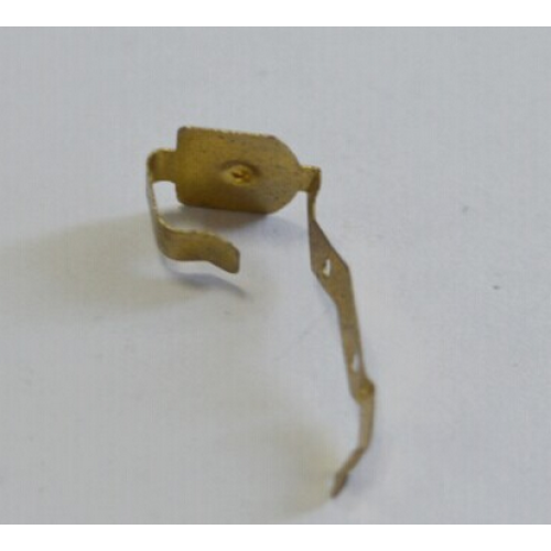 Metal stamping and gold-plated battery shrapnel