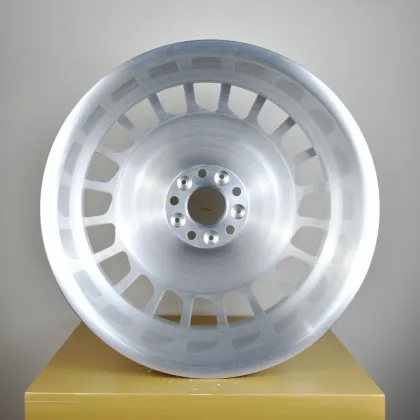 Dark Gunmetal Aluminium Alloy Forged Blank Wheels for Racing