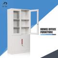 Commercial furniture steel glass door file cabinet