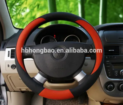 Car Accessories lambskin car steering wheel cover