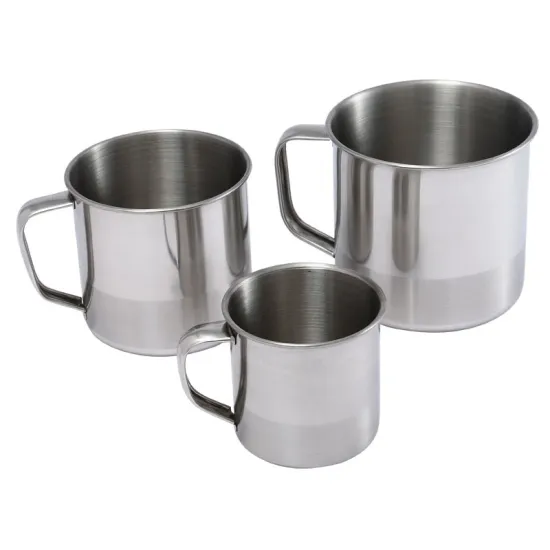 9cm Best Selling Factory Wholesales Classic Steel Cheap Stainless Steel Travel Mug Cups