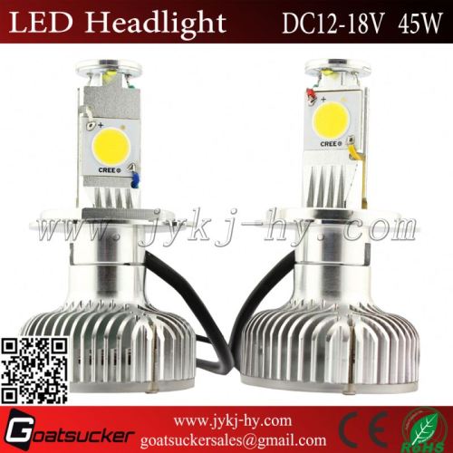 Professional 12-18V silver color H4/H7/H8/H11/H16/9005/9006/9007 car led headlight bulbs