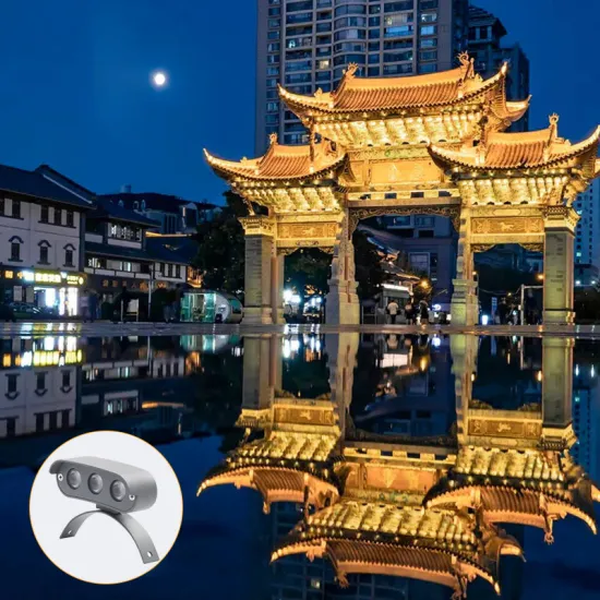 Waterproof Crescent LED Corrugated Lamp for Outdoor Architectural Lighting