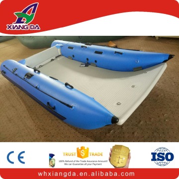PVC rubber fishing inflatable catamaran