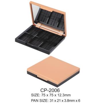 Mirror Square Plastic Eyeshadow Six Godets Συμπαγής θήκη