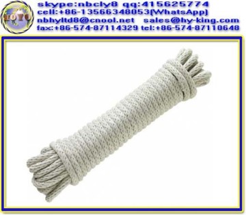 8-strand 6mm jute sash cord , window sash rope , sash cord rope
