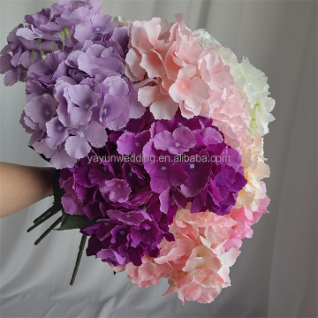 YC 3230 Tessuto multipla Silk Fuce Hydrangea Bouquet - Decorazione del matrimonio