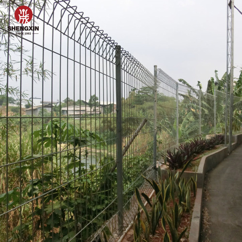 Roll Top BRC Wire Mesh Fence For Road