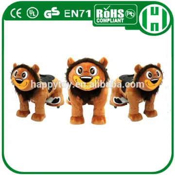 HI CE amusement park coin operated kiddie riding animal scooter in mall