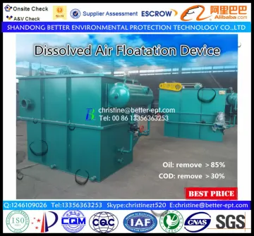 Oil Water Seperator Dissolved Air Flotation DAF