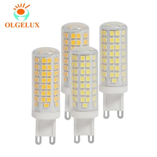 Dimmable AC120V G9 LED Bulb: 2700K-6500K, 660LM, No Flicker, Replaces Halogen Lamps