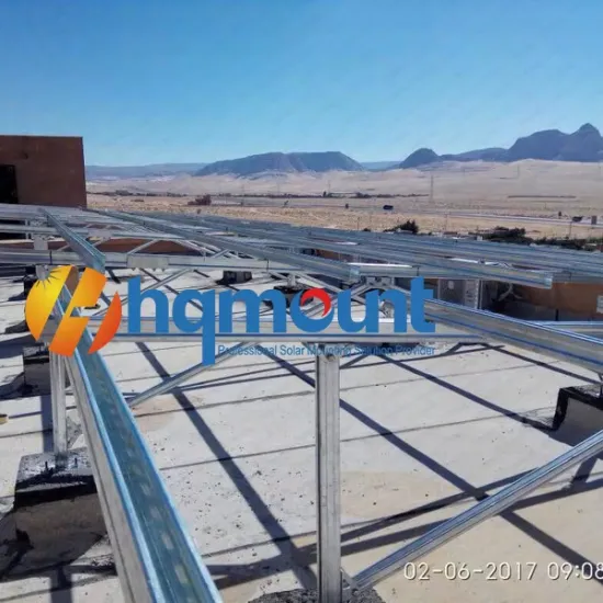 HQ MOUNT GT3 Solar Ground Mounting Structure for Flat Concrete Roofs