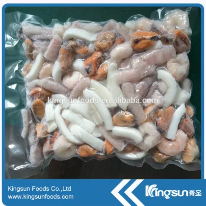 Frozen mixed seafood IQF seafood mix