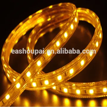 Flat yellow led bar party decoration Rope strip lights with 5line 90led/M