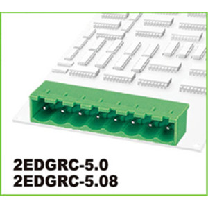 Bloco terminal Pluggable 7.5mm do PWB com 90 graus