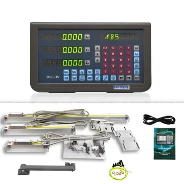 DITRON Dro: 2/3 Axis Linear Scale Digital Readout for Lathe and Milling Machines