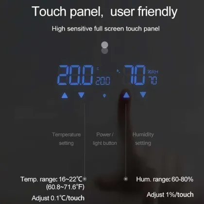 Whynter Cigar Humidor Vintage Low Noise Compressor Electronic Humidity Controller