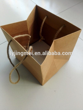 OEM brown kraft paper bags