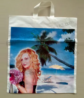 Die cut handle bags, handle bags, handy bags, soft loop bags, flexi loop bags, hard handle bags, flat bottom shopping bags, plas