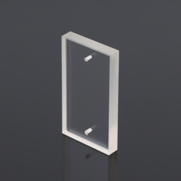 Lente de fluoruro de bario perforada para láser ultravioleta