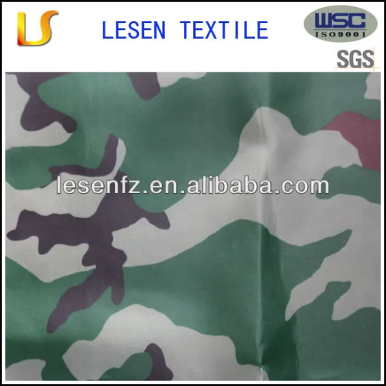 150D polyester oxford of camouflage printed,polyester oxford