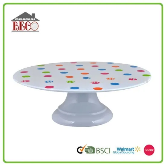 2015 new colorful polka dot cake tray