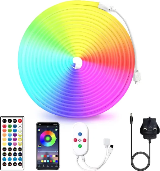 Waterproof RGB Neon LED Strip Lights for Outdoor Decoration