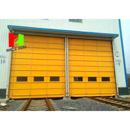 I-Speed ​​Speed ​​Folding Up I-Roller Shutter Door