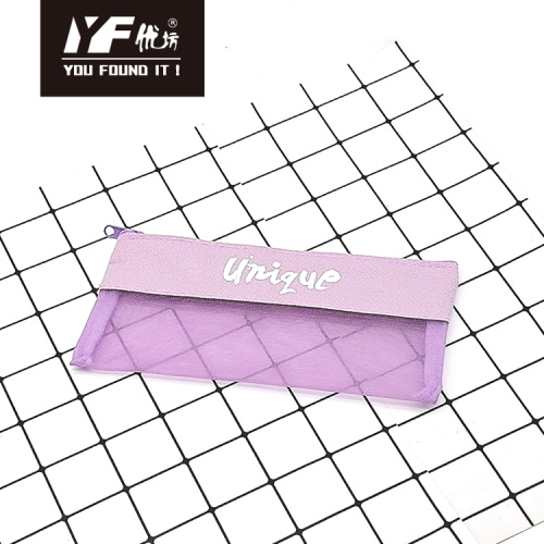 China Custom purple style mesh storage bag Manufactory