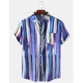 High Quality Men's Shirts Polo Shirts Striped Shirts