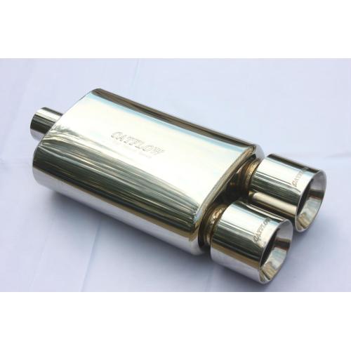 Stainless 8.5 &quot;Knalpot Muffler Oval