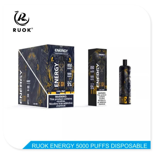 Ruok Energy 5000 Puffs Einweg -Vape -Kit