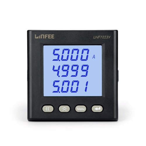 Üç fazalı panel quraşdırılmış Ammeter 400v