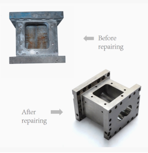 TWIN SCREW EXTRUDER BARREL REPAIRING TWIN SCREW EXTRUDER BARREL REPAIRING