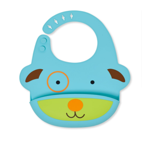 Custom Cute Cartoon Silikon Feeding Bibs