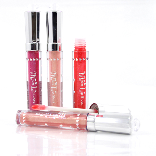 Quatro Cor Moda Lip Gloss tipo para escolher