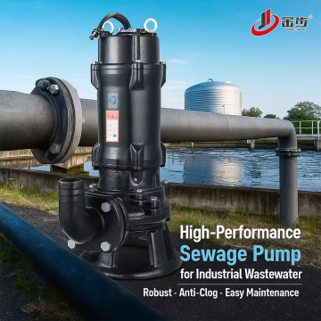 High Performance Anti-Clog Sewage Cutter Pump