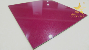 Pearl pink aluminum composite panel
