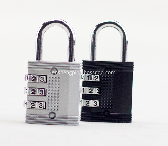 Black And Sliver Combination Lock