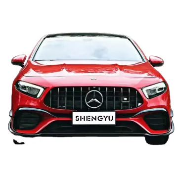 AMG Style Car Bumper with Grille and Exhaust Pipe for Benz A-Class W177