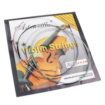 4pcs A Set of Violin Strings E-A-D-G Core Steel+Nickel Wound Exquisite Stringed Musical Instrument Parts Accessories