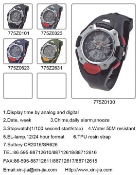 Analog-digital watch xj-775Z