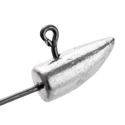 JOHNCOO Bulk Soft Lead Head Lures Single Hook Jigging Fishing Gear