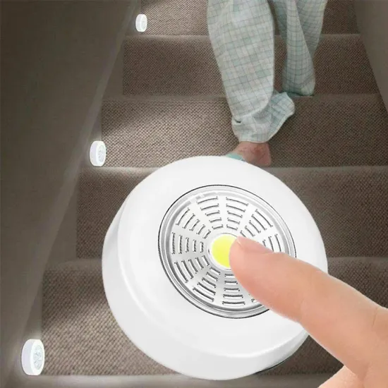Wholesale Battery-Powered Wireless Wall Lamps for Bedroom, Kitchen, Bedside, Toilet, Closet - Touch Switch Small Lights