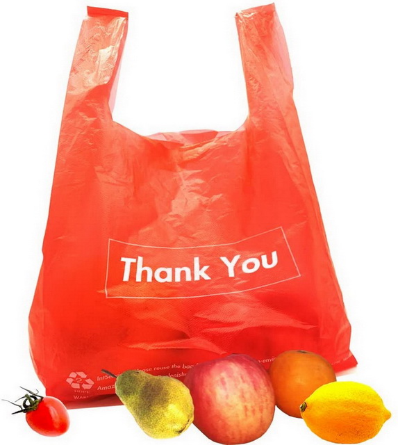 Customization Large Retail Grocery Plastic Shopping Bag